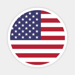 USA American Flag Patriotic Red, Blue, White Color Design Magnet